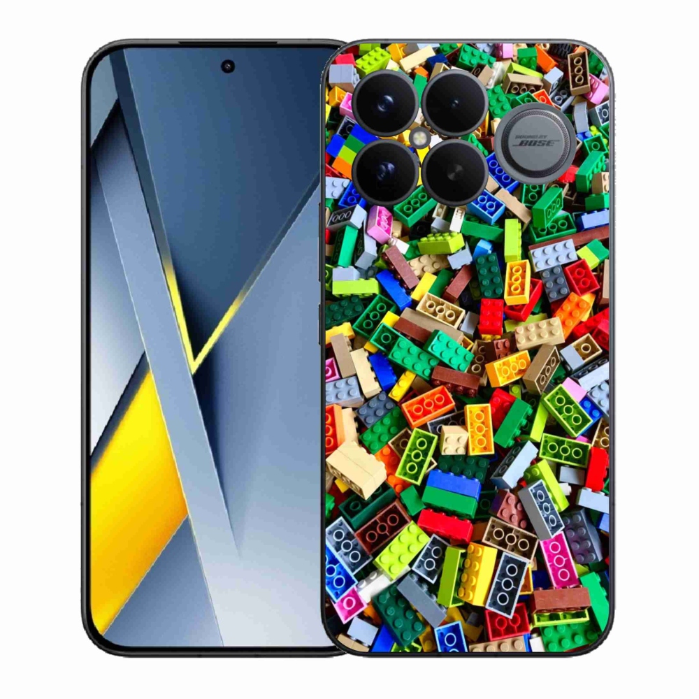 Gél borítás mmCase a Xiaomi Poco F8 Ultra számára - színes építőelemek