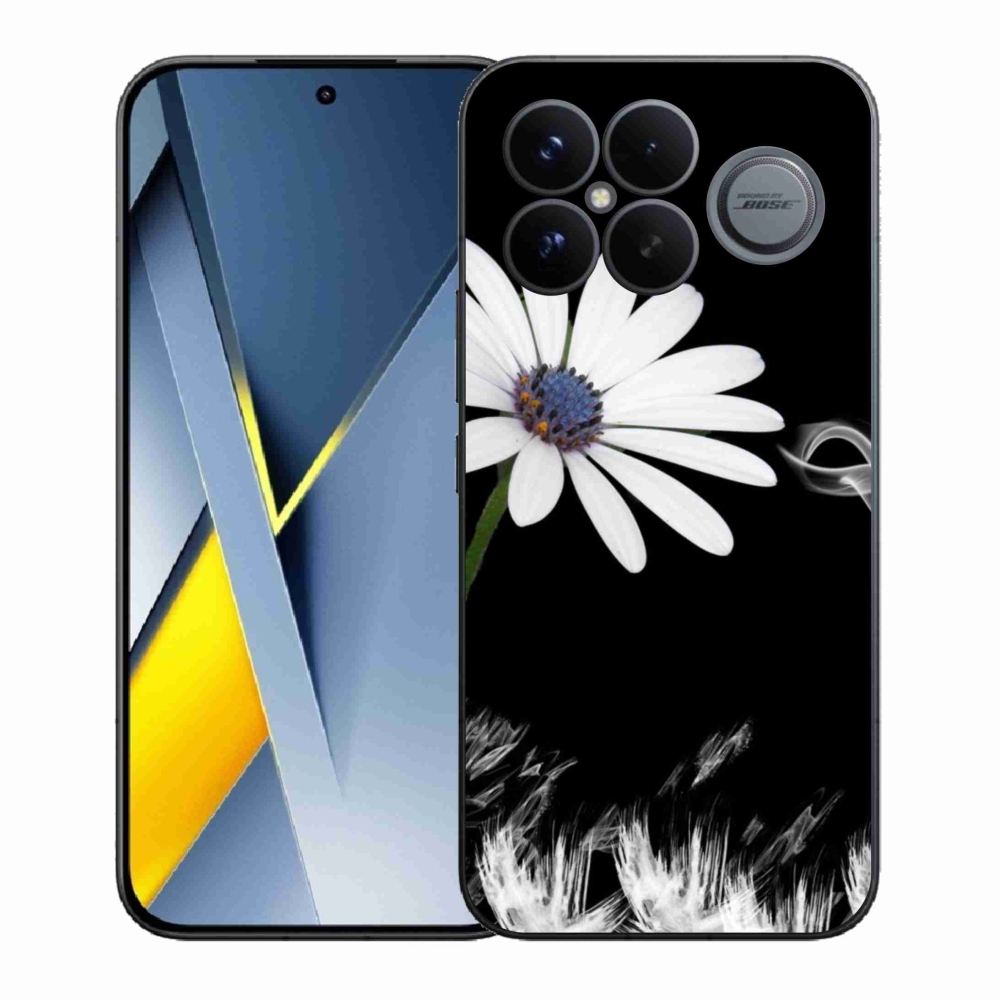 Gél borítás mmCase a Xiaomi Poco F8 Ultra számára - fehér virág