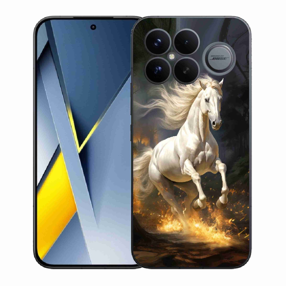 Gél borítás mmCase a Xiaomi Poco F8 Ultra számára - fehér ló 2