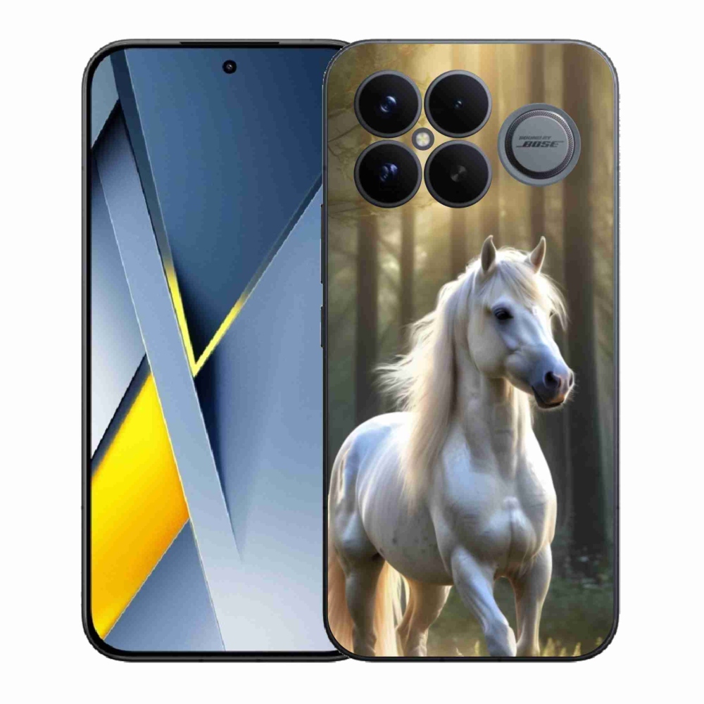 Gél borítás mmCase a Xiaomi Poco F8 Ultra számára - fehér ló 3