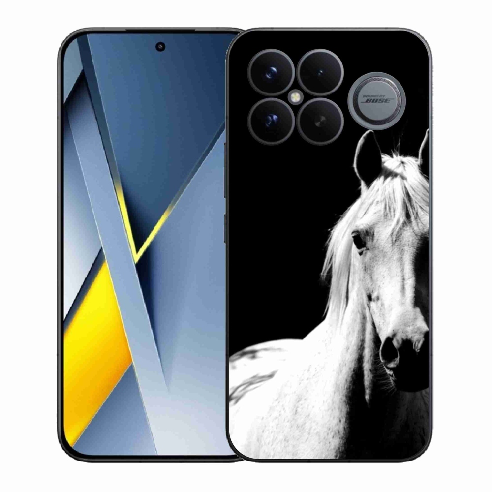 Gél borítás mmCase a Xiaomi Poco F8 Ultra számára - fehér ló 5