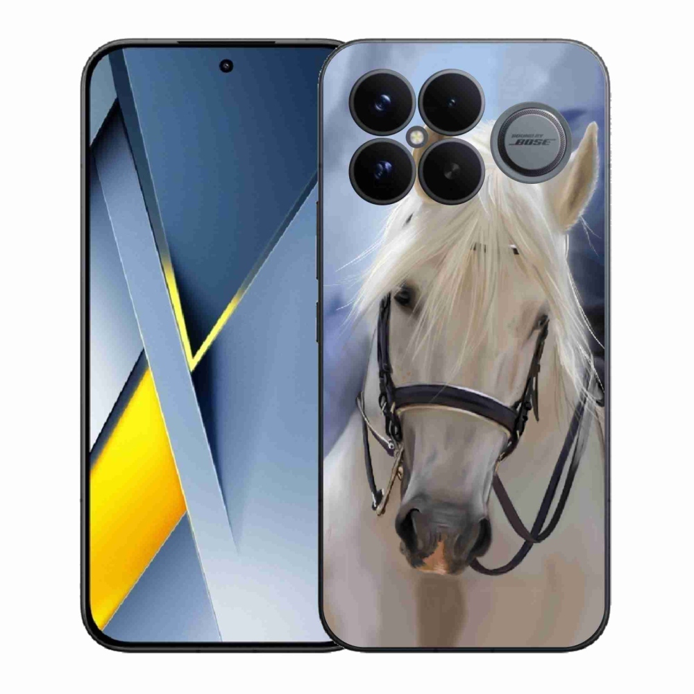 Gél borítás mmCase a Xiaomi Poco F8 Ultra számára - fehér ló