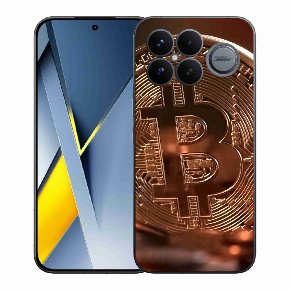 Gél borítás mmCase a Xiaomi Poco F8 Ultra számára - bitcoin