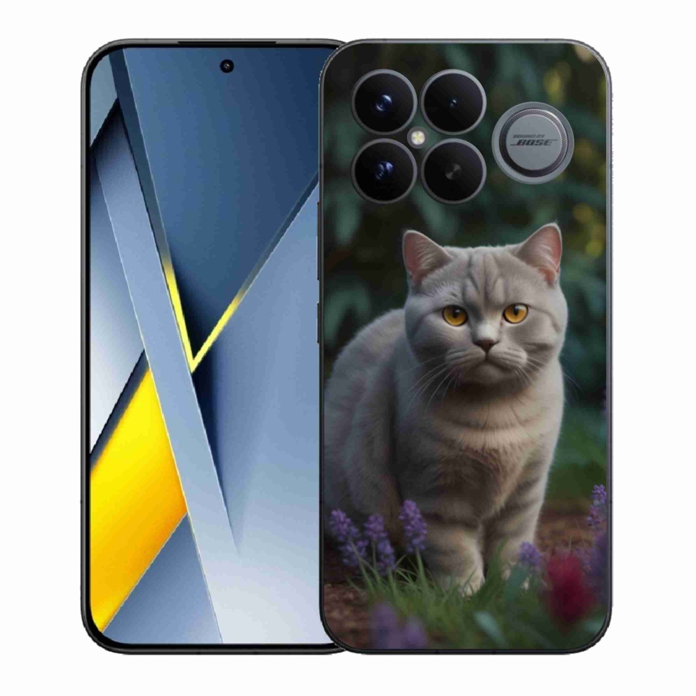 Gél borítás mmCase a Xiaomi Poco F8 Ultra számára - brit macska