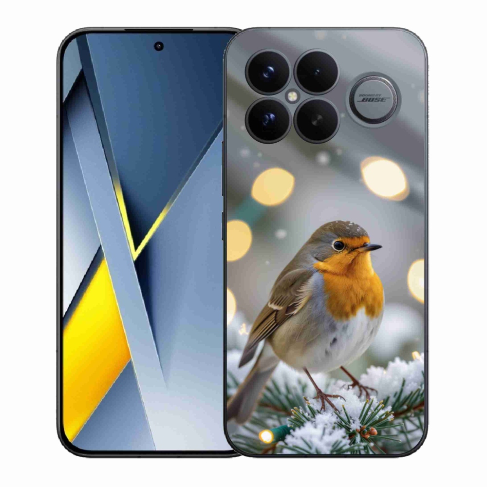 Gél borítás mmCase a Xiaomi Poco F8 Ultra számára - piros télen