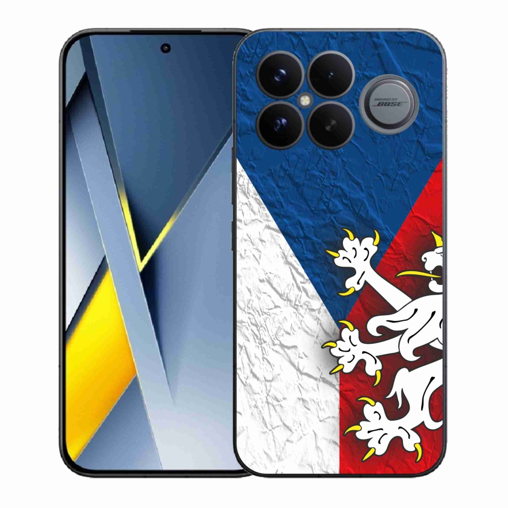 Gél borítás mmCase a Xiaomi Poco F8 Ultra számára - cseh zászló 1