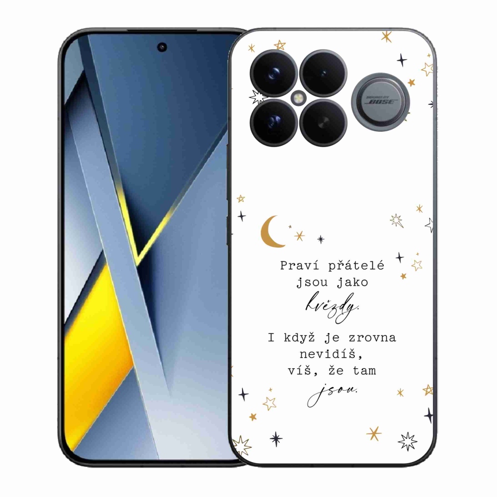 Gél borítás mmCase a Xiaomi Poco F8 Ultra számára - idézem 6 fehér háttér