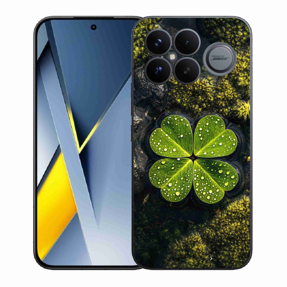 Gél borítás mmCase a Xiaomi Poco F8 Ultra számára - négylevelű lóhere