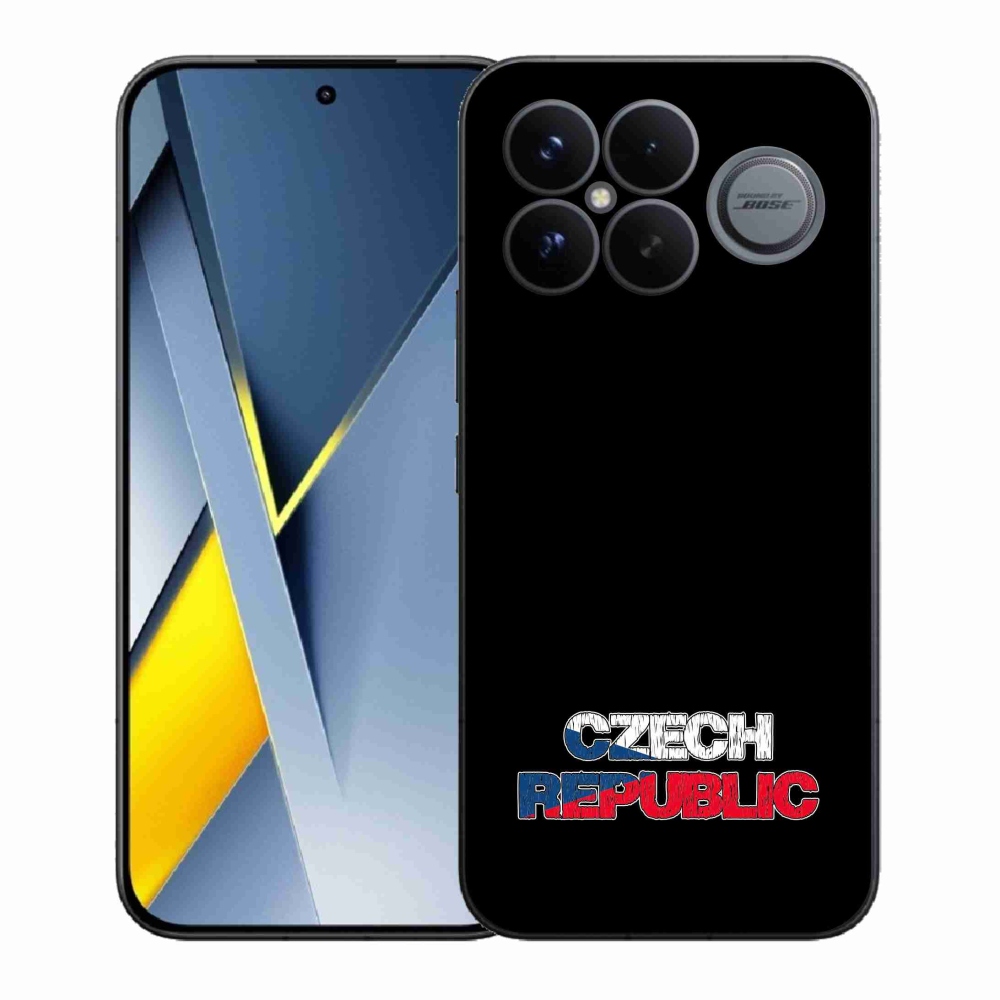 Gél borítás mmCase a Xiaomi Poco F8 Ultra - Csehország fekete háttérrel