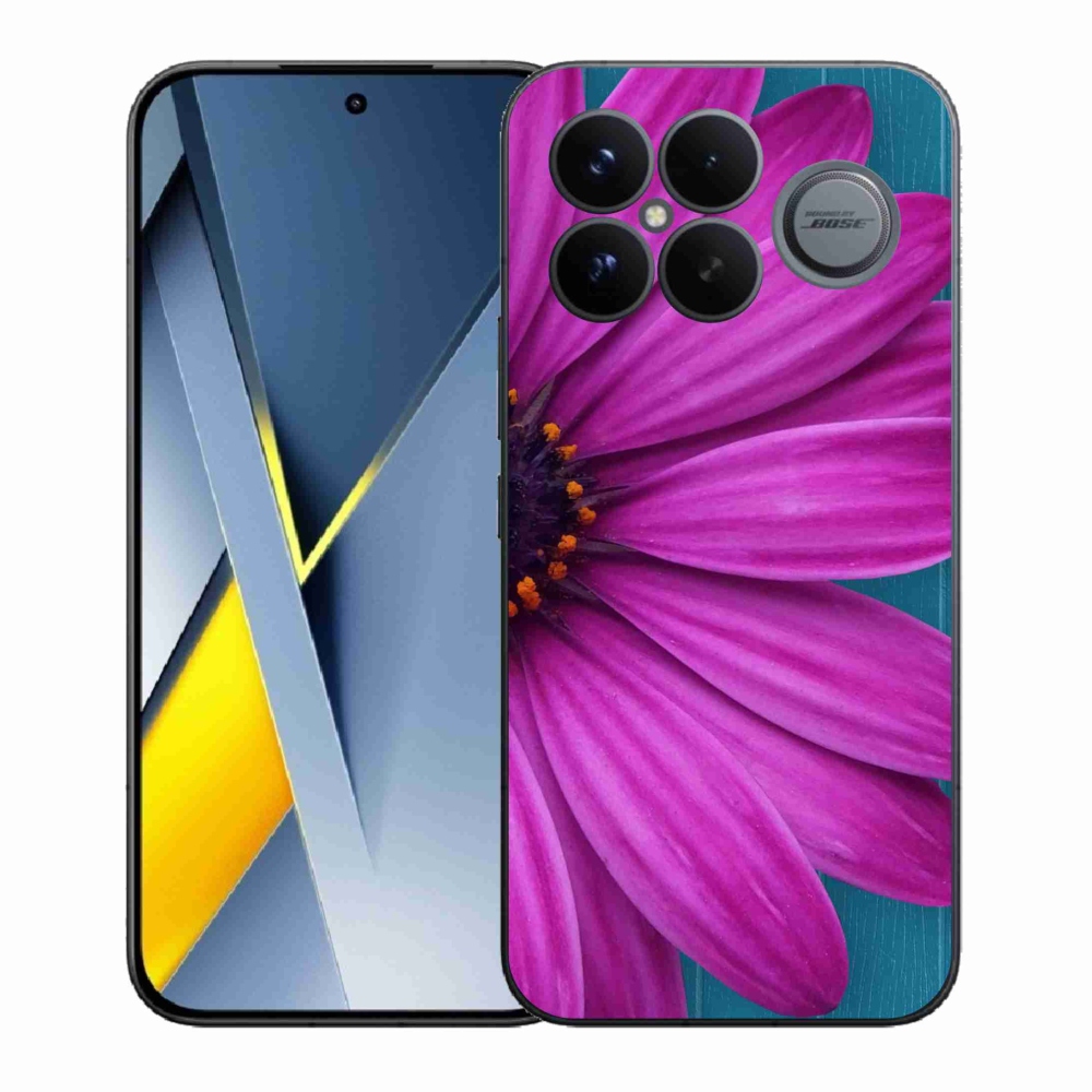 Gél borítás mmCase a Xiaomi Poco F8 Ultra készülékhez - lila margaréta