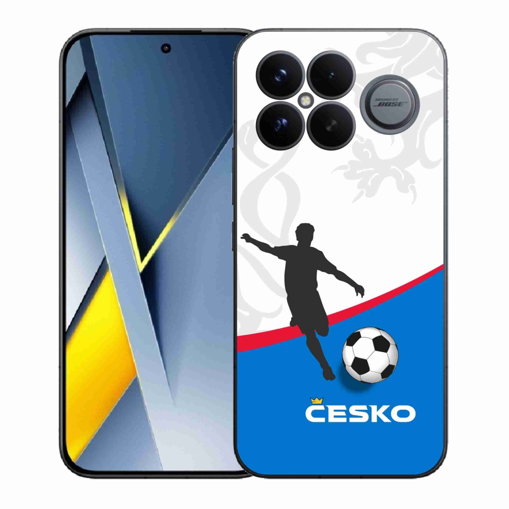Gél borítás mmCase a Xiaomi Poco F8 Ultra - futball Csehország 1