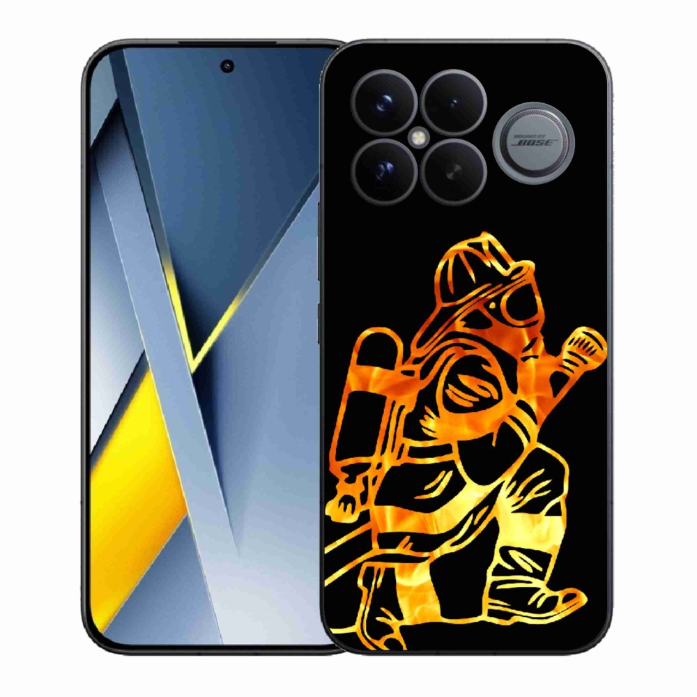 Gél borítás mmCase a Xiaomi Poco F8 Ultra számára - tűzoltó 1