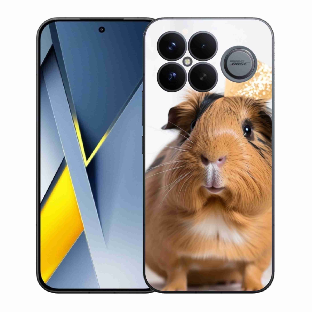 Gél borítás mmCase a Xiaomi Poco F8 Ultra számára - barna tengerimalac