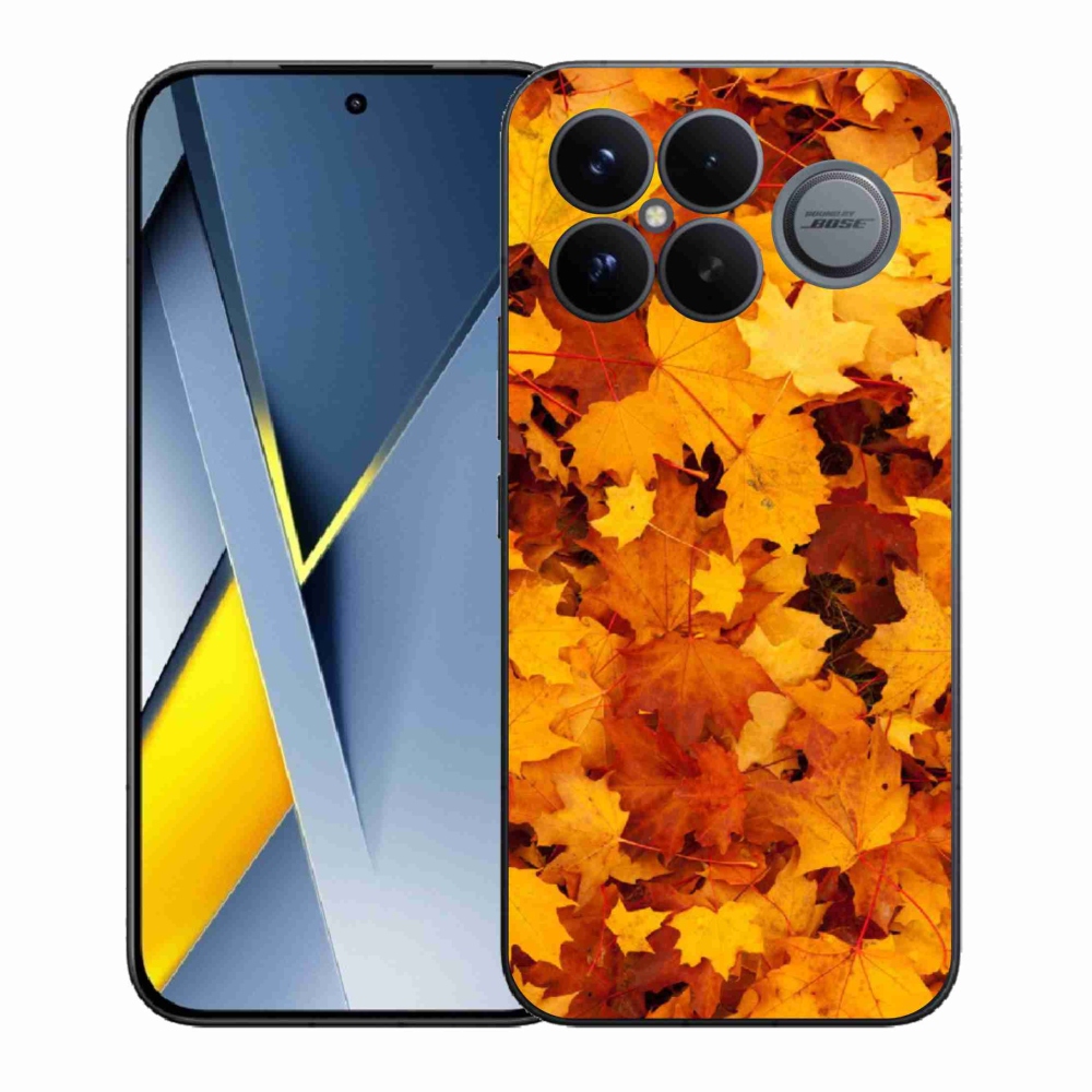 Gél borítás mmCase a Xiaomi Poco F8 Ultra számára - juharlevelek