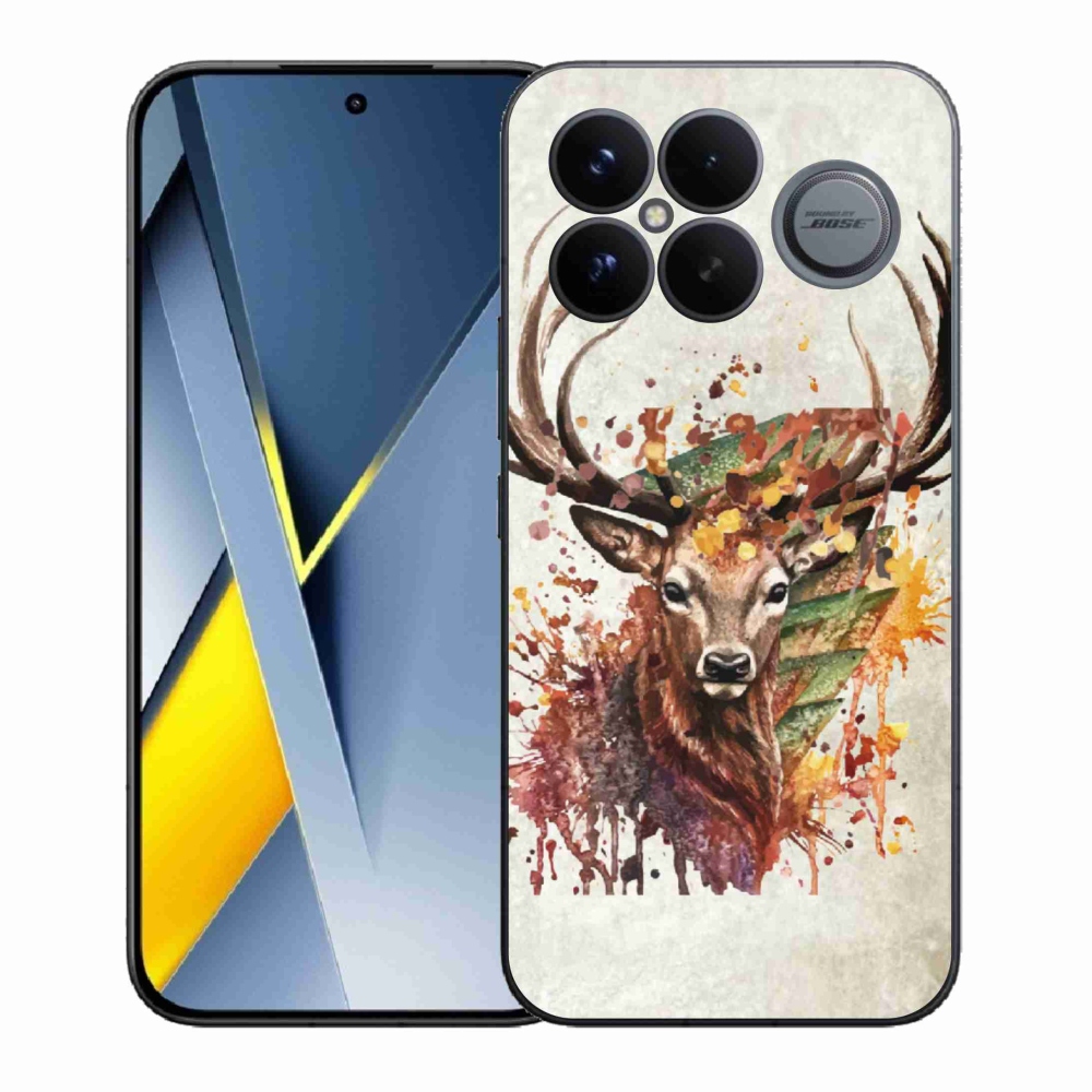 Gél borítás mmCase a Xiaomi Poco F8 Ultra számára - szarvas 1