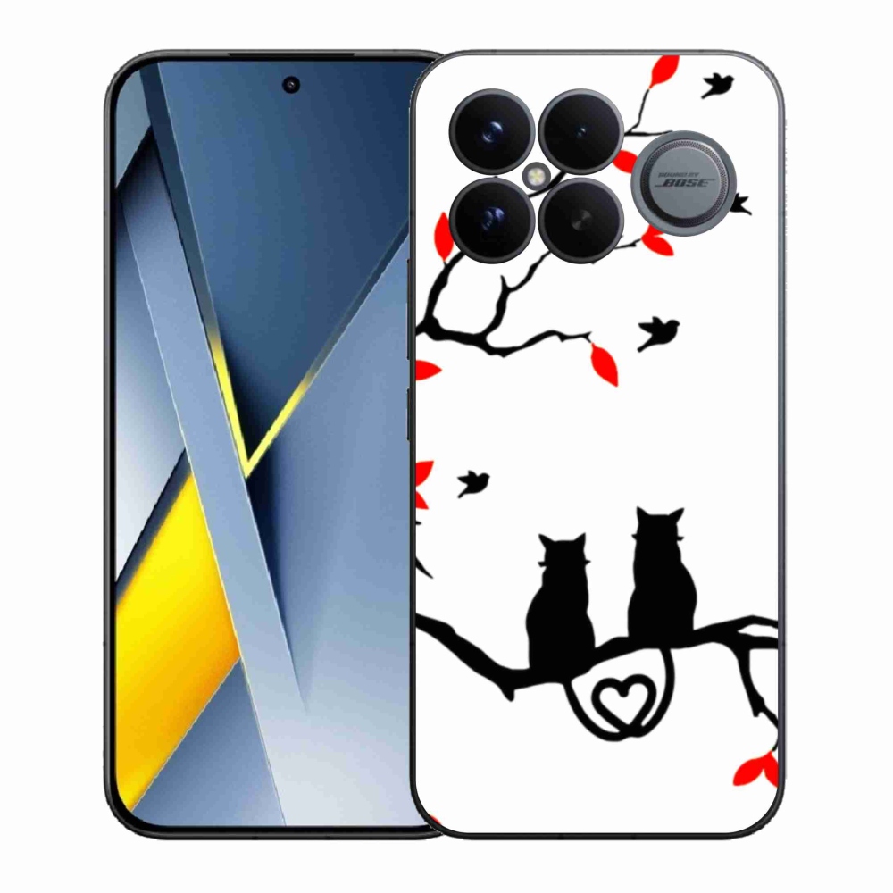 Gél borítás mmCase a Xiaomi Poco F8 Ultra számára - macska szeretet