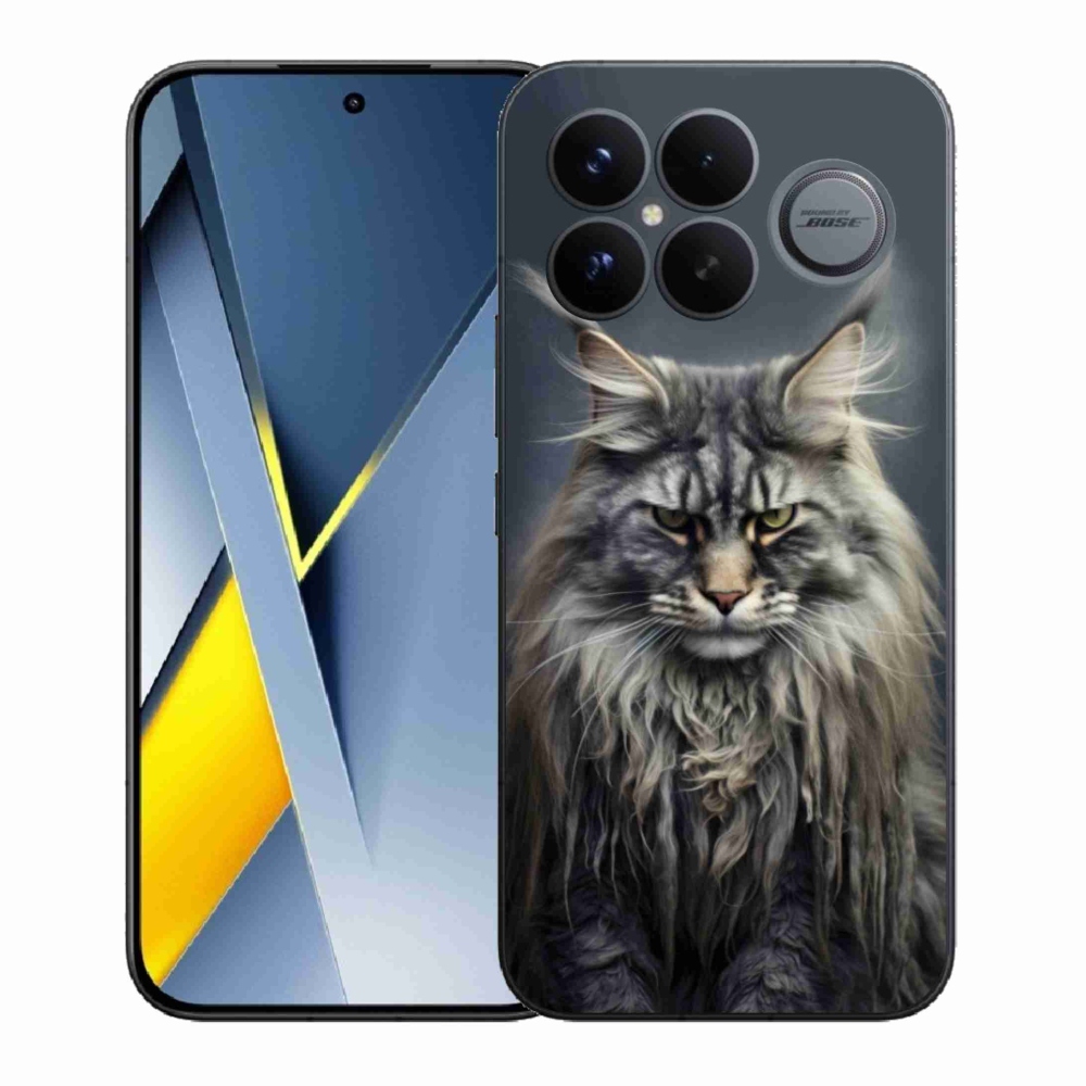 Gél borítás mmCase a Xiaomi Poco F8 Ultra számára - macskaszem nézet 4