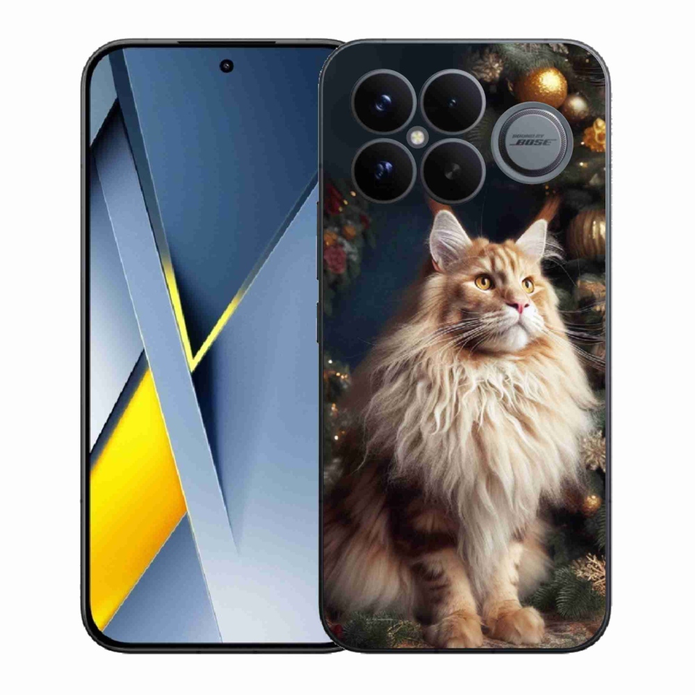 Gél borítás mmCase a Xiaomi Poco F8 Ultra számára - macska a fánál