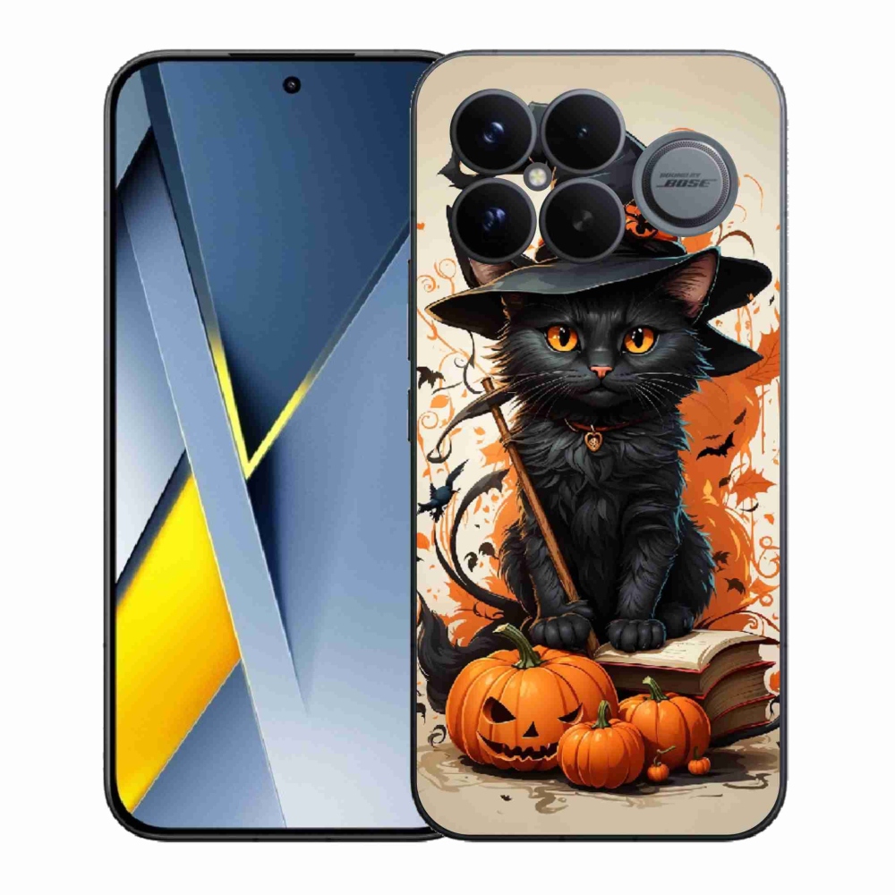 Gél borítás mmCase a Xiaomi Poco F8 Ultra számára - macska varázsló