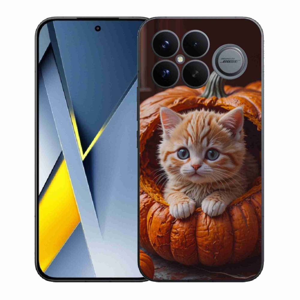 Gél borítás mmCase a Xiaomi Poco F8 Ultra számára - cica és tök 2