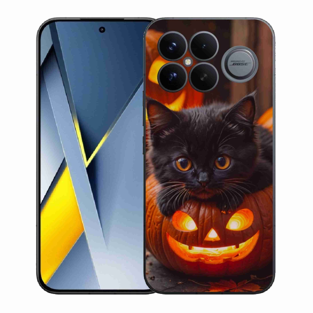 Gél borítás mmCase a Xiaomi Poco F8 Ultra számára - cica és tök