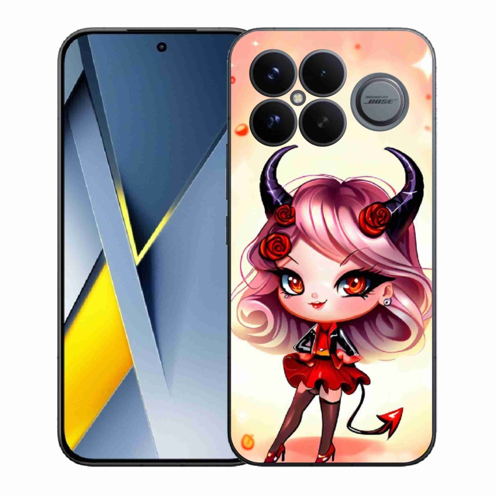 Gél borító mmCase a Xiaomi Poco F8 Ultra számára - rajzfilm ördög