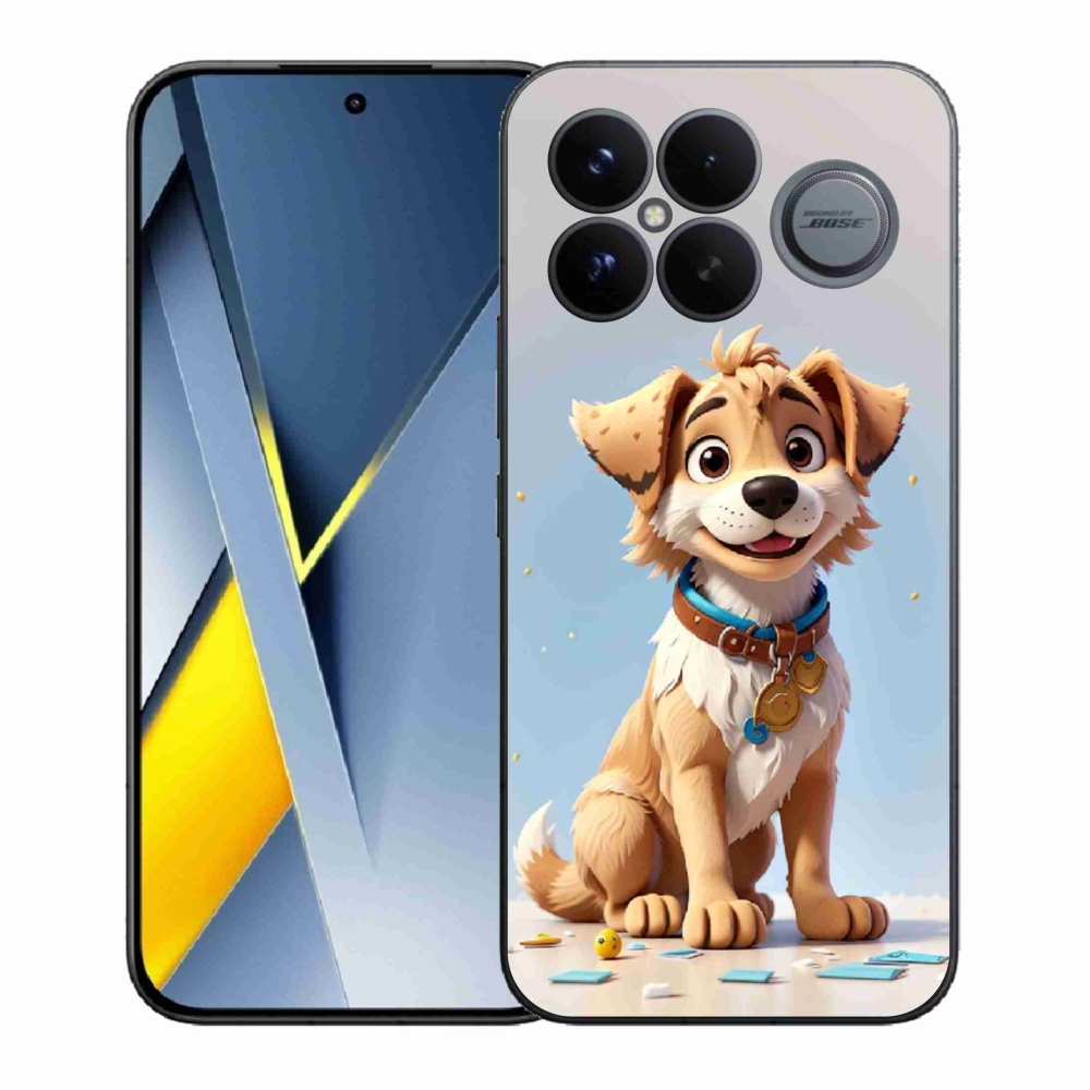 Gél borítás mmCase a Xiaomi Poco F8 Ultra számára - rajzfilm kölyökkutya