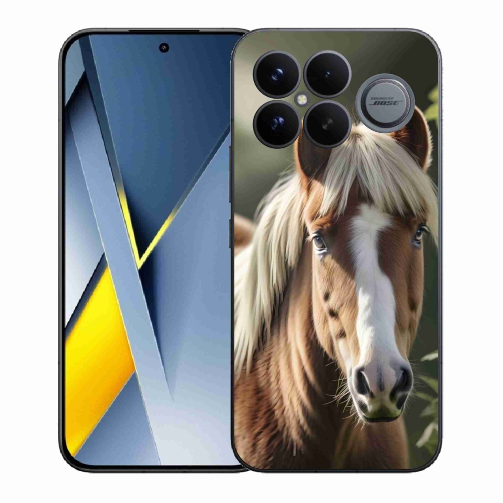 Gél borítás mmCase a Xiaomi Poco F8 Ultra számára - ló könnyű sörénnyel