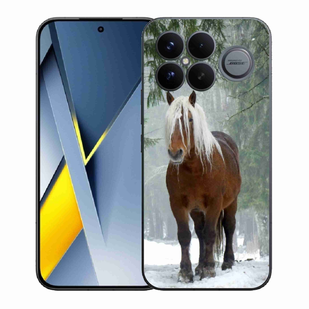 Gél borítás mmCase a Xiaomi Poco F8 Ultra számára - ló az erdőben