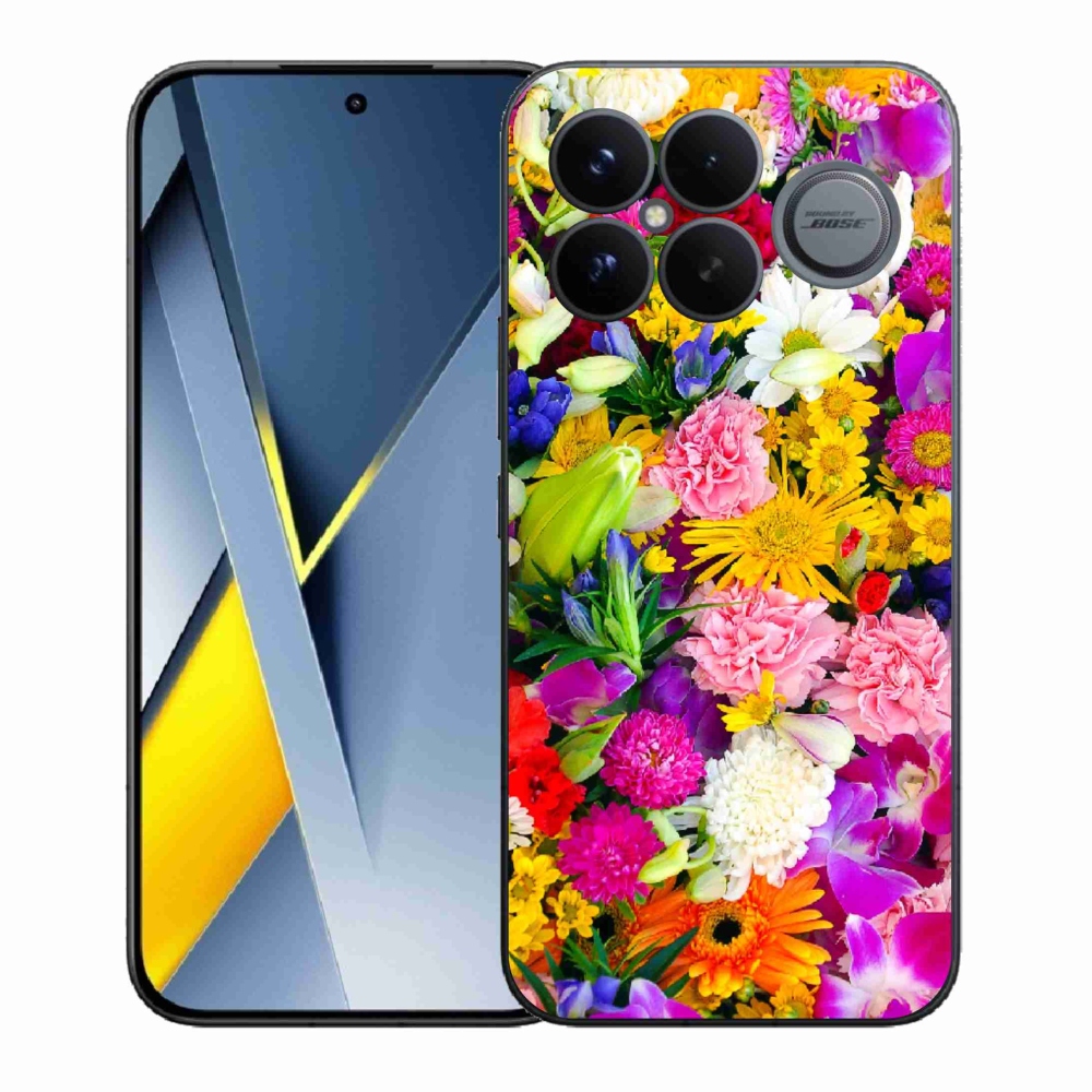 Gél borítás mmCase a Xiaomi Poco F8 Ultra számára - virág 12