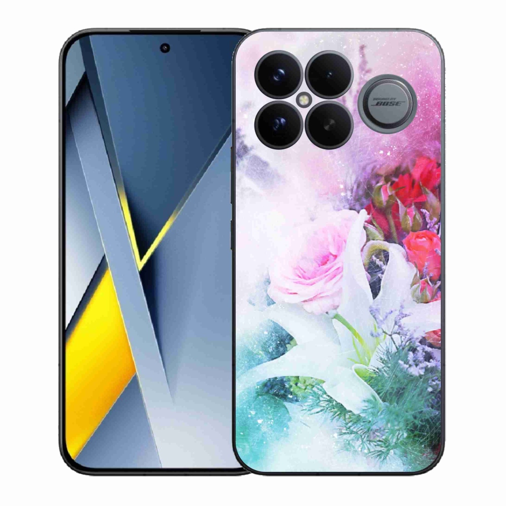 Gél borítás mmCase a Xiaomi Poco F8 Ultra számára - virágok 4