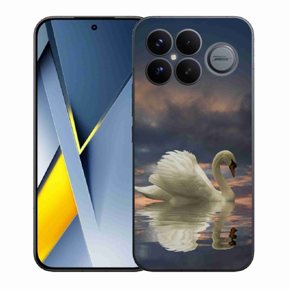 Gél borítás mmCase a Xiaomi Poco F8 Ultra számára - hattyú