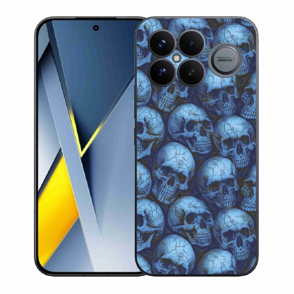 Gél borítás mmCase a Xiaomi Poco F8 Ultra számára - koponyák