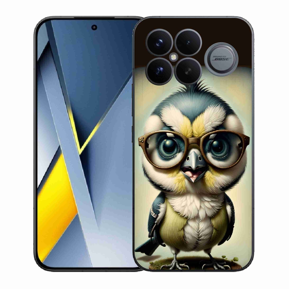 Gél borítás mmCase a Xiaomi Poco F8 Ultra - kölyök szemüveggel