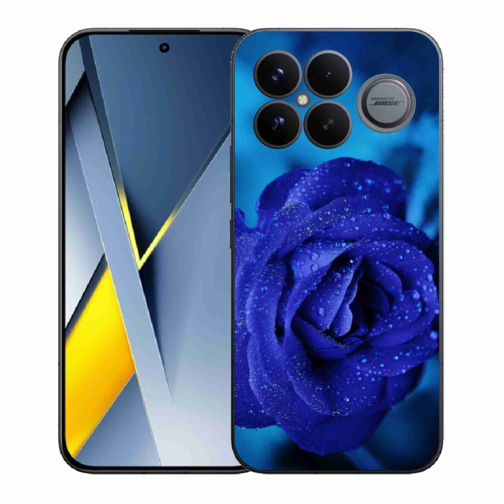 Gél borítás mmCase a Xiaomi Poco F8 Ultra számára - kék rózsa