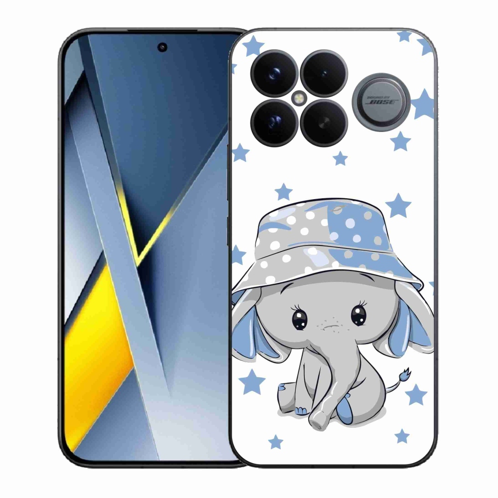 Gél borítás mmCase a Xiaomi Poco F8 Ultra készülékhez - kék elefánt