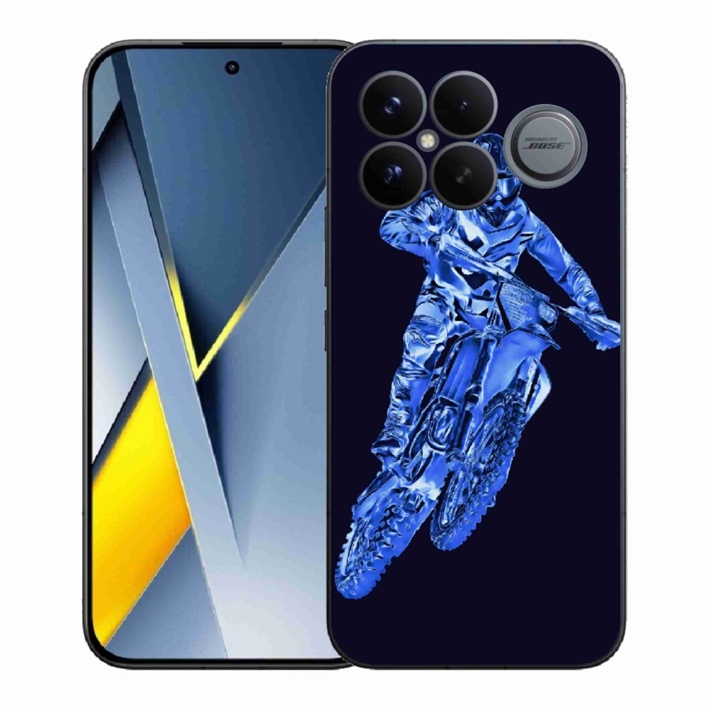 Gél borítás mmCase a Xiaomi Poco F8 Ultra számára - motocross 1