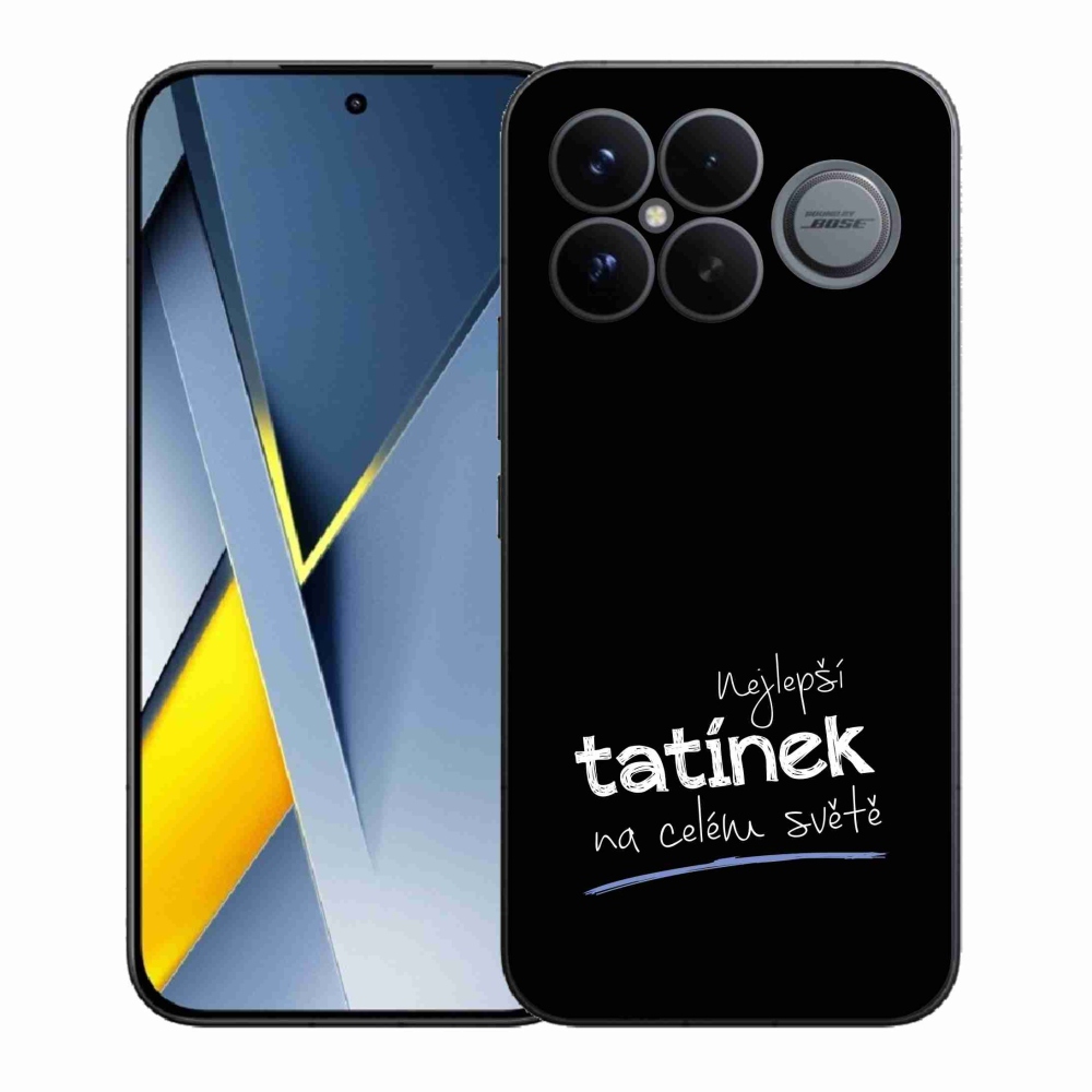 Gél borító mmCase a Xiaomi Poco F8 Ultra - legjobb apuci 4 fekete háttérrel