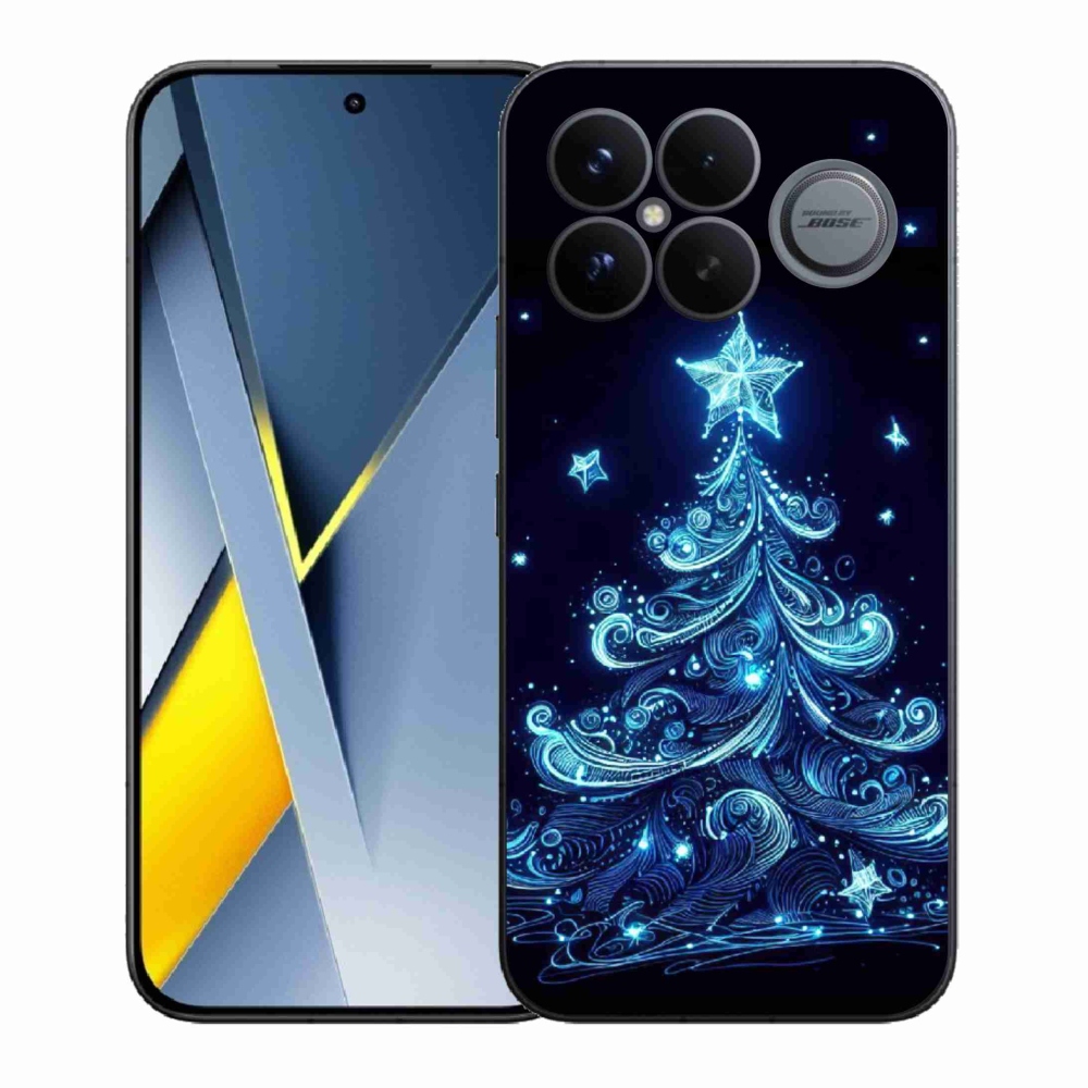 Gél borítás mmCase a Xiaomi Poco F8 Ultra számára - neon karácsonyfa 4