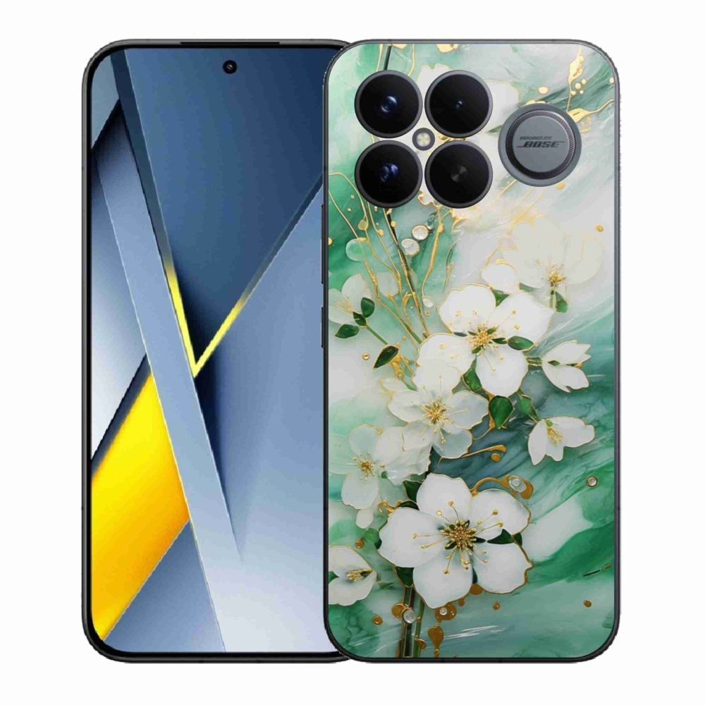 Gél borítás mmCase a Xiaomi Poco F8 Ultra számára - finom virágok