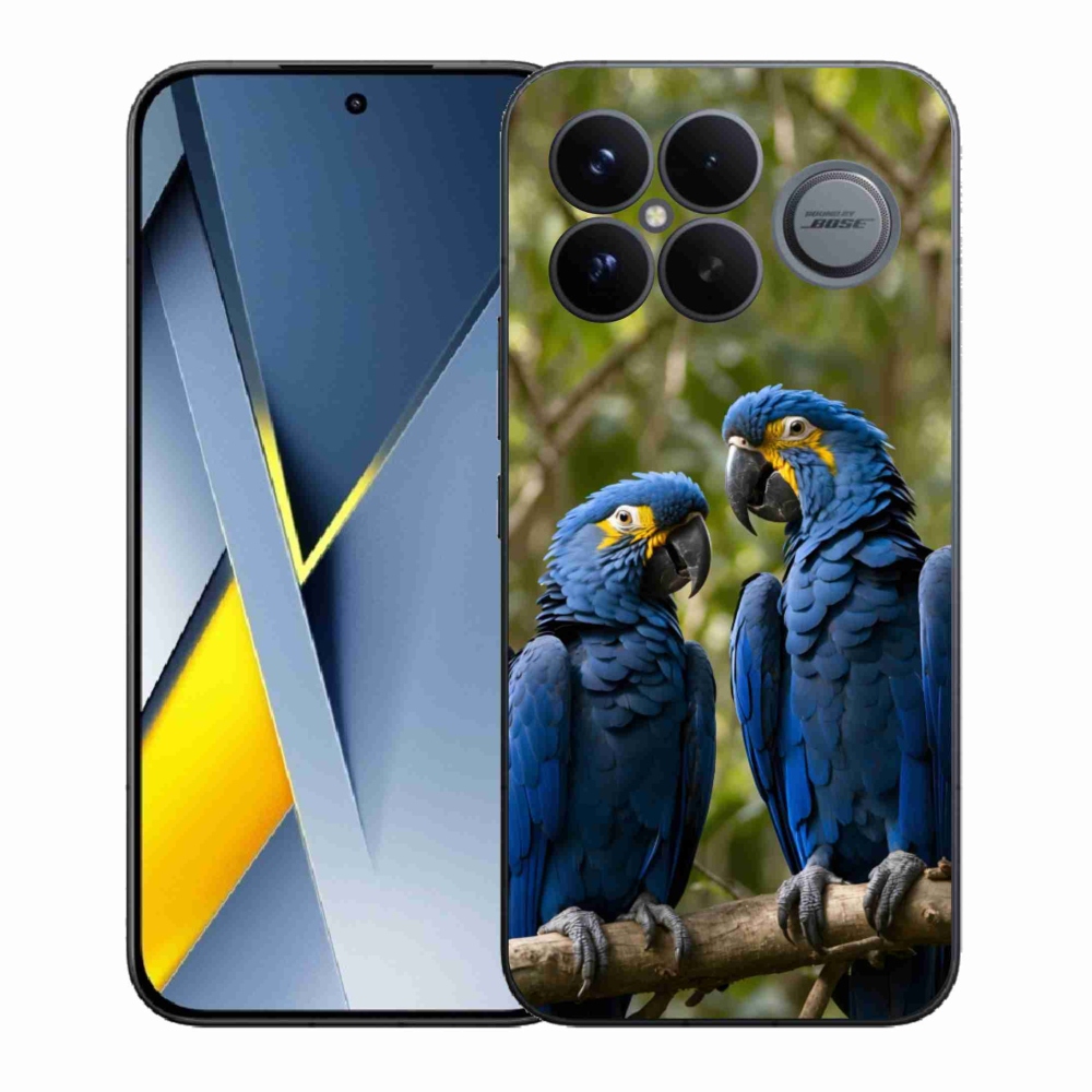 Gél borítás mmCase a Xiaomi Poco F8 Ultra számára - papagáj duó