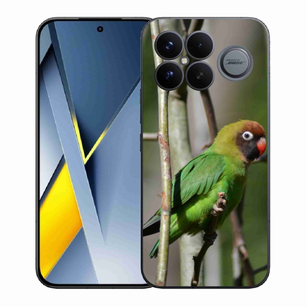 Gél borítás mmCase a Xiaomi Poco F8 Ultra számára - papagáj agapornis