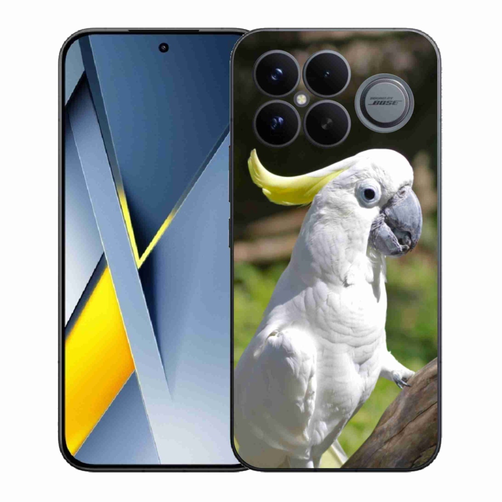 Gél borítás mmCase a Xiaomi Poco F8 Ultra számára - papagáj kakadu 2