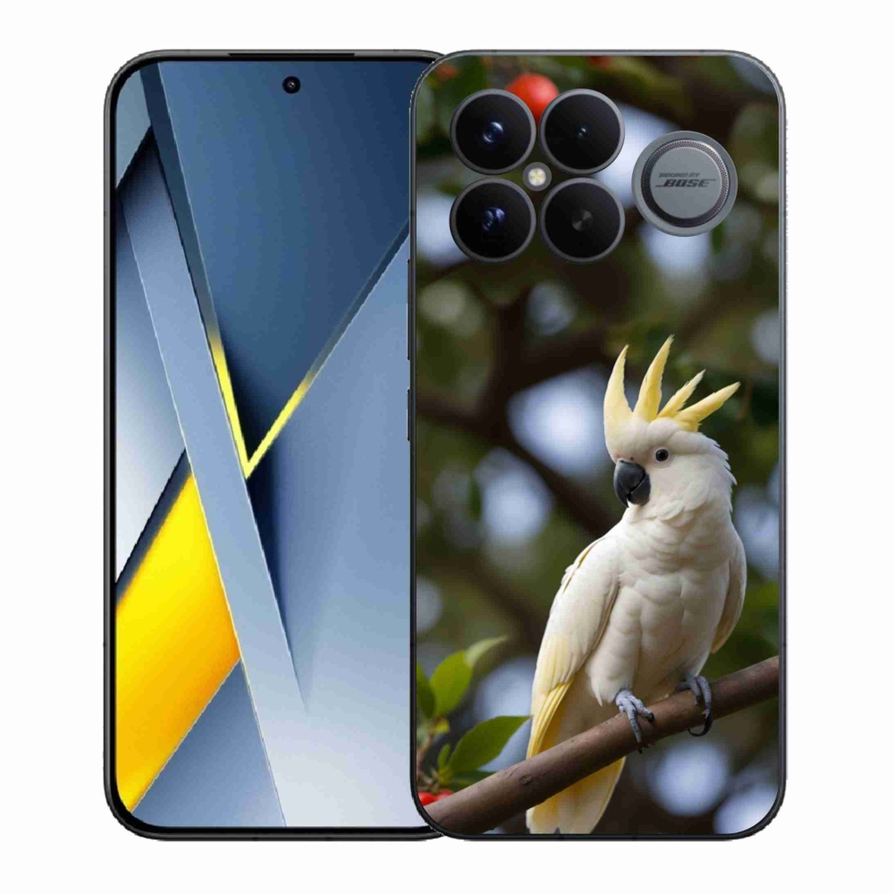 Gél borítás mmCase a Xiaomi Poco F8 Ultra számára - papagáj kakadu 3