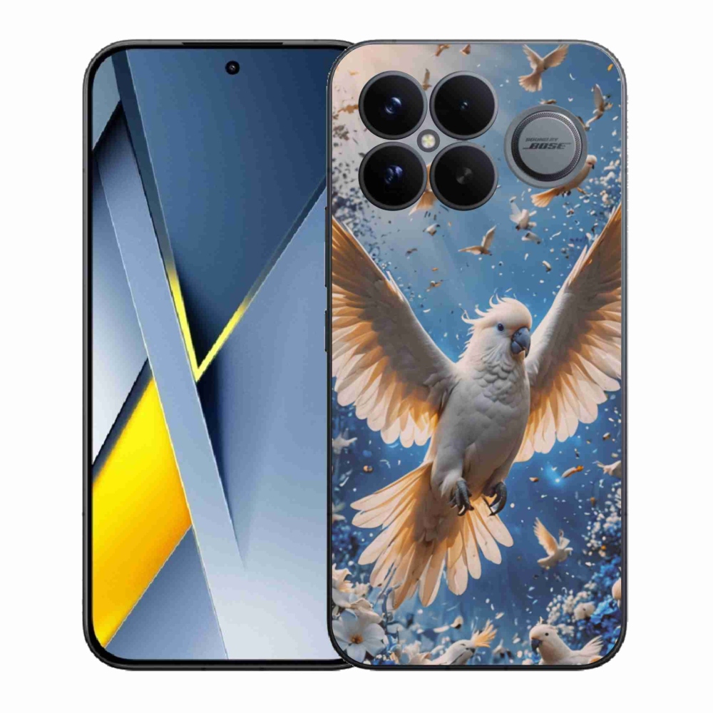 Gél borítás mmCase a Xiaomi Poco F8 Ultra számára - papagáj kakadu