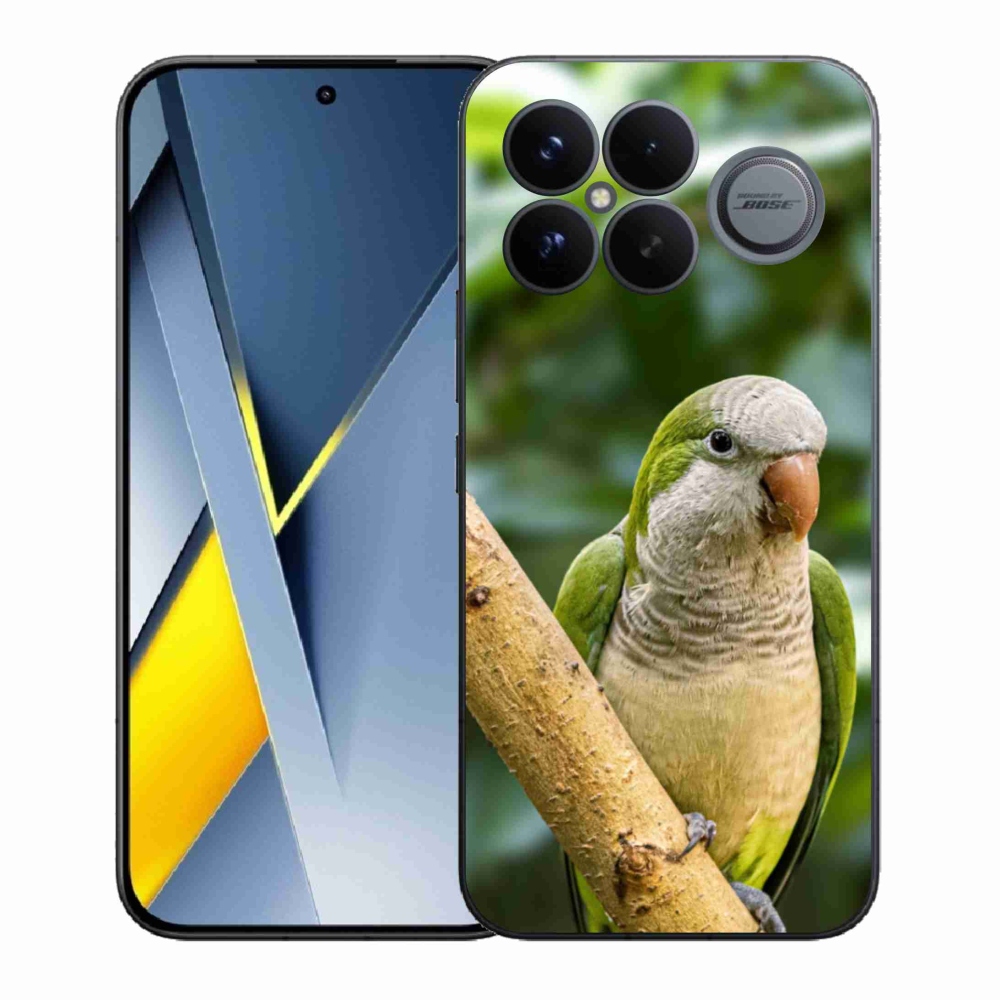 Gél borítás mmCase a Xiaomi Poco F8 Ultra készülékhez - papagáj