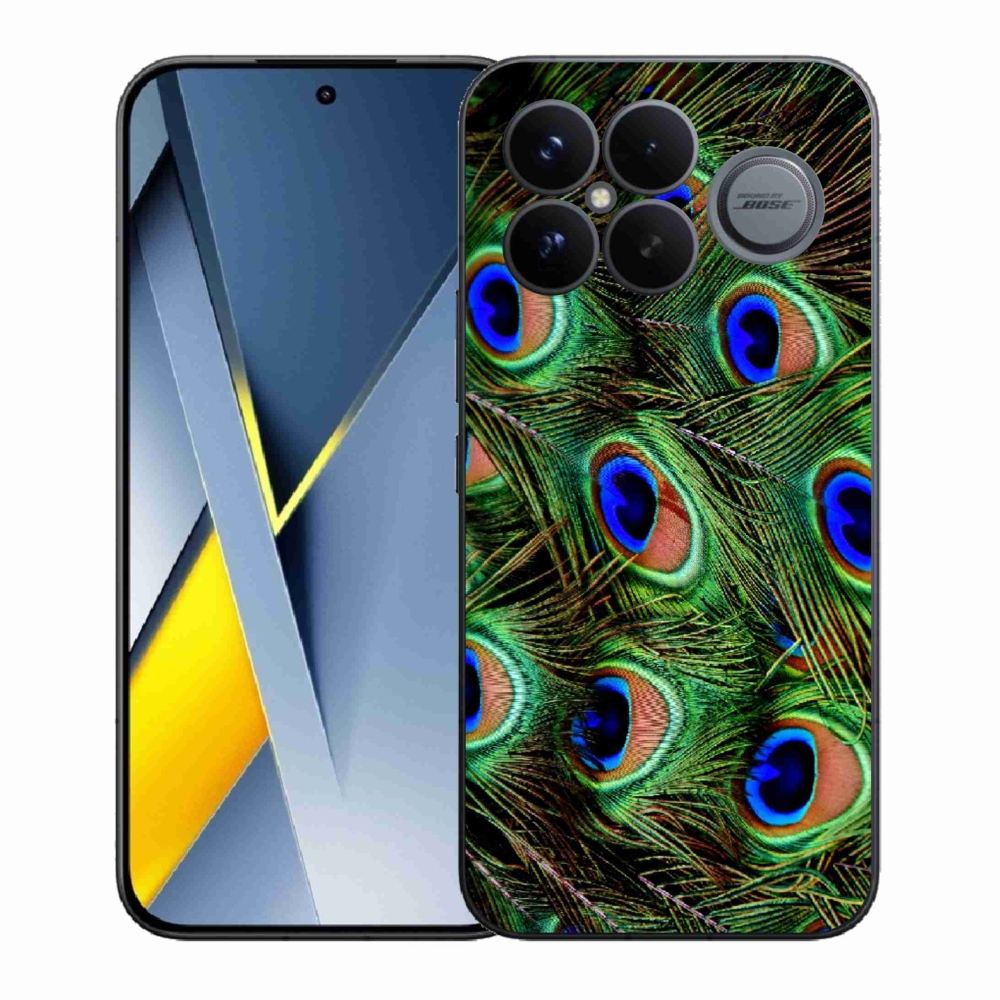 Gél borítás mmCase a Xiaomi Poco F8 Ultra készülékhez - pávatoll