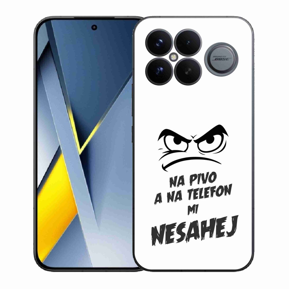 Gél borító mmCase a Xiaomi Poco F8 Ultra - sör motívum 2 fehér háttérrel