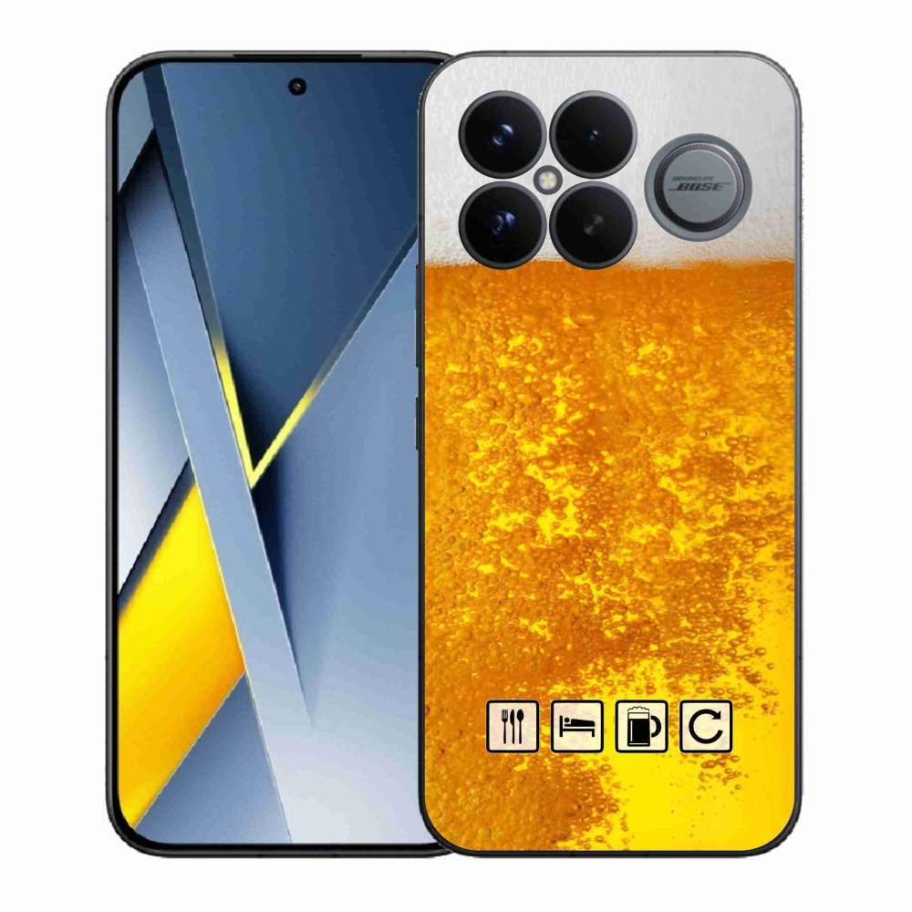 Gél borítás mmCase a Xiaomi Poco F8 Ultra számára - sör motívum 3