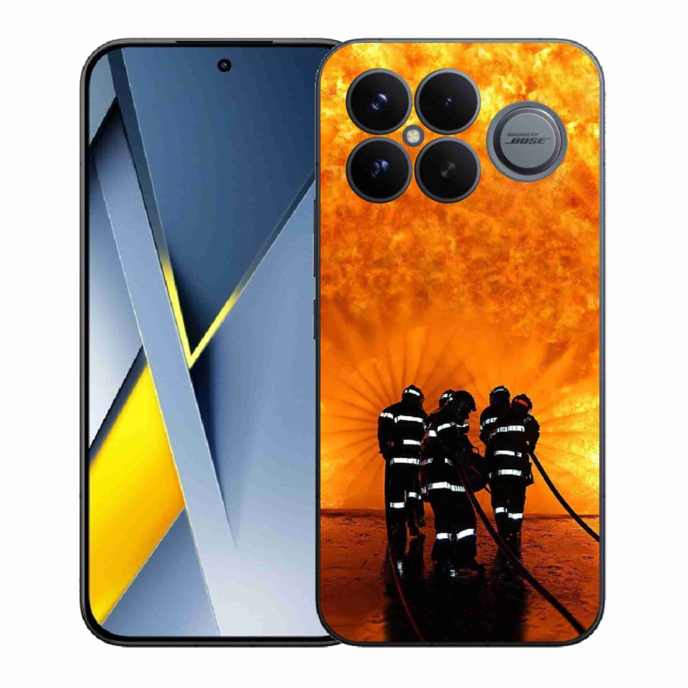 Gél borítás mmCase a Xiaomi Poco F8 Ultra számára - tűz